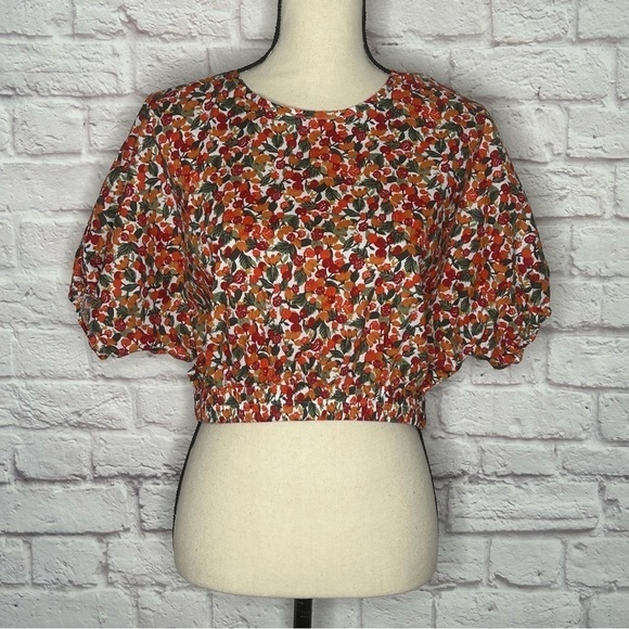 MVN The Label Fruit Print Crop Top - Picture 4 of 15